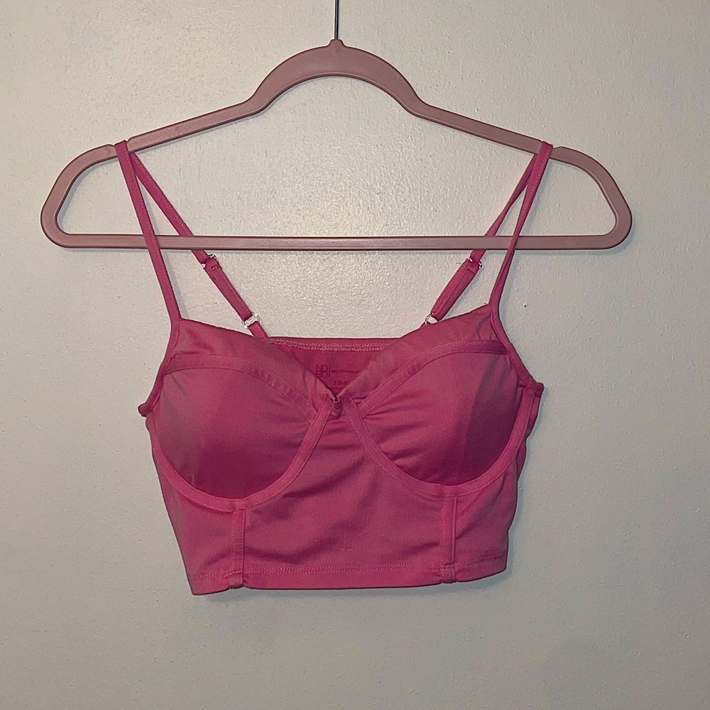 NO BOUNDARIES PINK LOUNGEWEAR SET- tank top crop top & sweatpants set